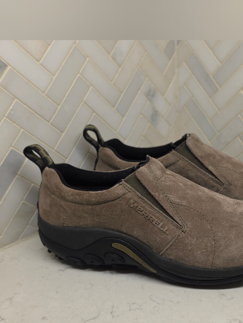 Merrell Men's Slip-On Suede Casual Shoes - Taupe